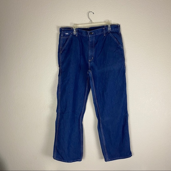Carhartt Flame Resistant Denim Jeans HRC2 40X30 - Picture 1 of 8